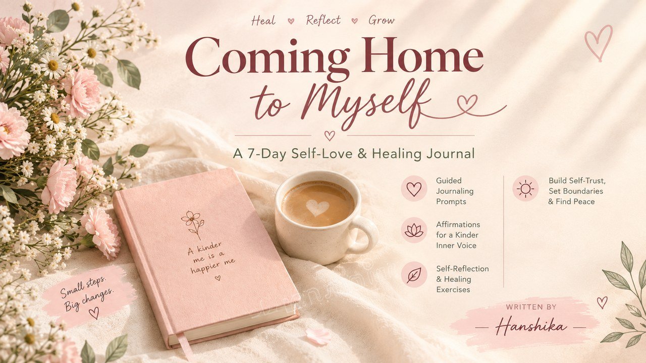 Coming Home to Myself: A 7-Day Self-Love & Healing Journal