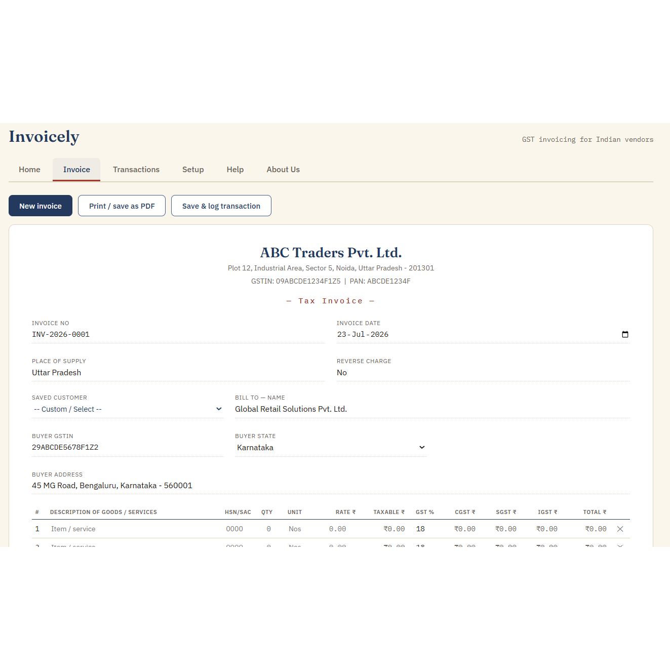 Invoicely  The Ultimate Offline-First GST Invoicing Solution
